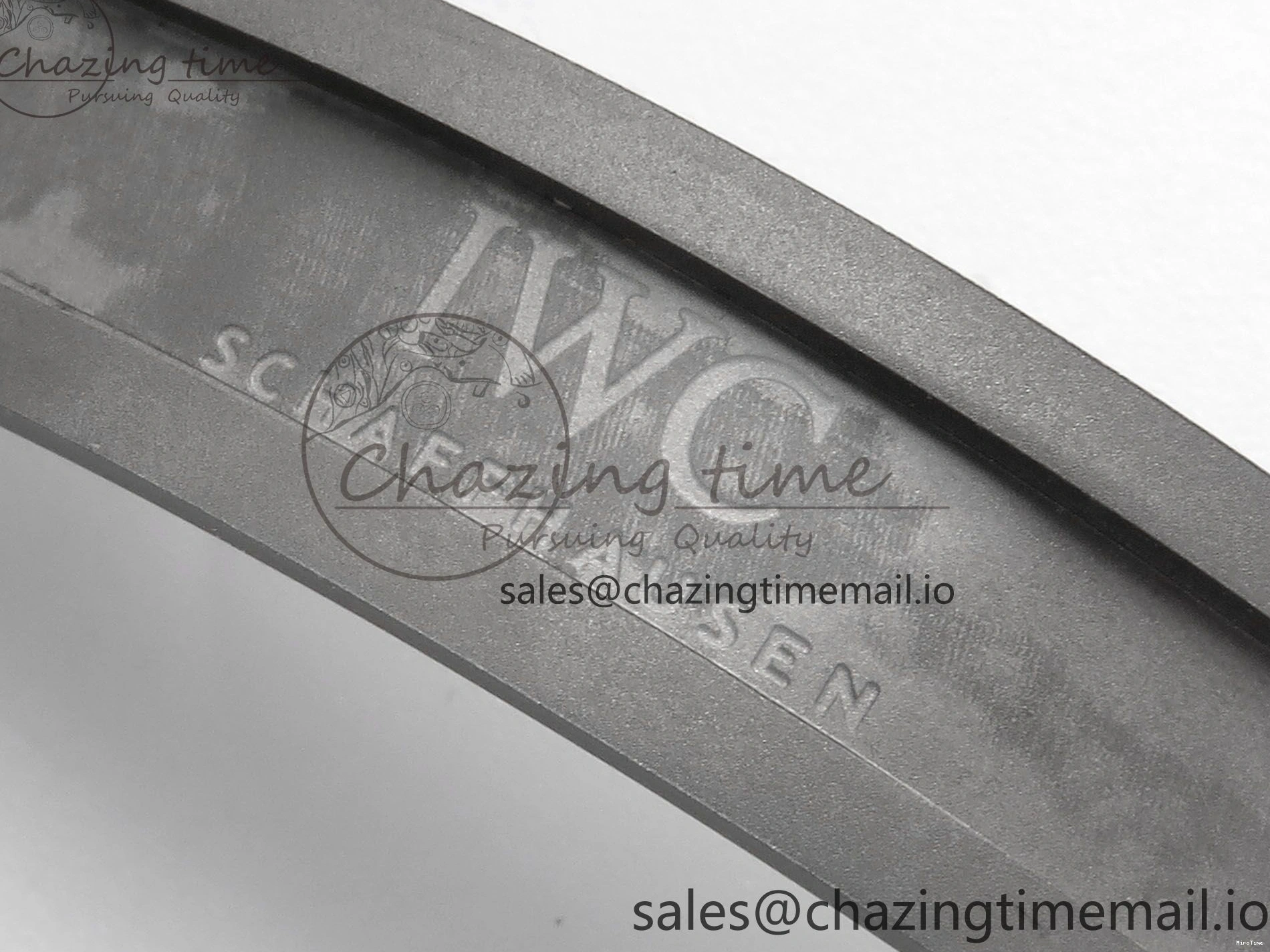 MIROTIME 0326 Durable Pilot Top Gun IW326901 M+F 1:1 Best Edition Black Dial on Black Nylon Strap MY 7003